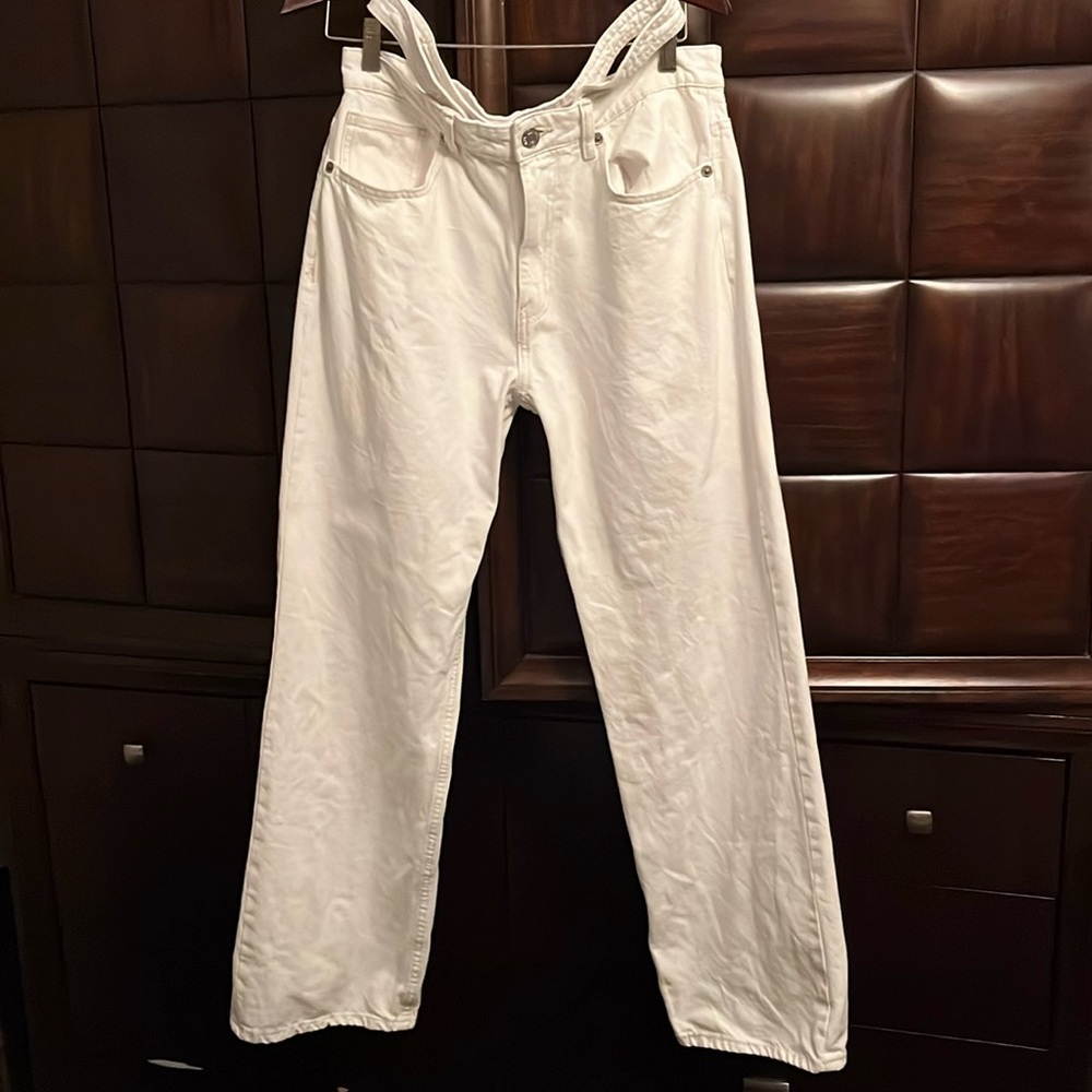 Zara White Jeans